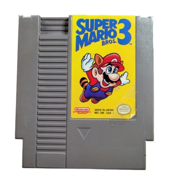 Nintendo Other - Nintendo Super Mario Bros 3 Vintage Video Game With Case For Nintendo NES 001